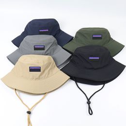 ファッションブランドデザイナーバケットハット女性男性野球帽Beanie S Fisherman Buckets Hats Sun Visor Summer Hat New