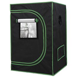 24"x24"x36" Mylar Hydroponic Grow Tent with Observation Window and Floor Tray