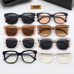 Women designer sunglasses for women cat eye sunglasses designer goggles pantos eyeglasses with box golden letters rope hemp design sunglasses factory wholesale