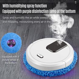 Mops Mop with Sprayer USB Fully Automatic Cleaning Robot Mopping Machine Wet and Dry Spray Smart Sweeper for Mops Floor Cleaning 230621