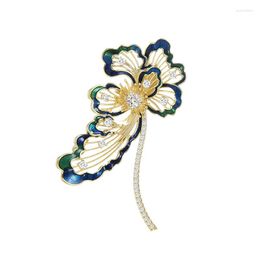 Brooches YYSUNNY Classic Enamel Colourful Cloud Brocade Flower For Women Coat Clothing Accessories Corsage Pin Jewellery Gift