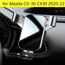 Car Mobile Phone Holder For Mazda CX-30 CX30 2020 Gravity Air Vent Stand Smart Phone Special Mount Support Navigation Bracket