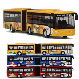 Diecast Model car Diecast Alloy Bus Kids Toy Car Inertia Vehicle Model Toys Pull Back Car Boy Toys Educational Toys for Children Gift Boys Toys 230621