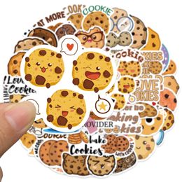 50 PCS Ins Cookie Graffiti Cartoon Stickers For Car Fridge Helmet Ipad Bicycle Phone Motorcycle PS4 Book Pvc Skateboard DIY Decals