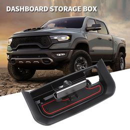 1PC Car Dashboard Storage Box Phone Holder Organiser Interior Modification Accessories For Dodge RAM 1500 2019 2020 2021