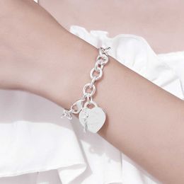 Original brand TFF Bracelet Womens Thick Chain Fashion Luxury High Grade Charm Handicrafts 8HV2 With logo