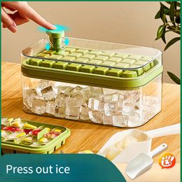 Ice Cream Tools Ice Cube Ball Moulds Summer Whiskey Cocktail Reusable Freezer Big Tray Mould For Ice Box Shape With Lid Household Gadgets 230621