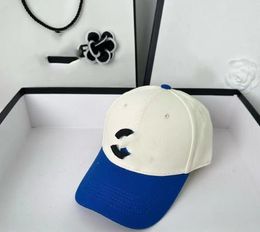 Spring fashion baseball cap exquisite embroidery label ins wind men's and women's cap splicing trend caps