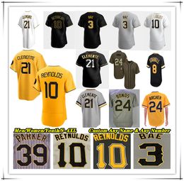 PGH 2023 City Connect Baseball Jersey Bryan Reynolds Ke'Bryan Hayes Andrew 22 McCutchen Carlos Santana Connor Joe Ji Hwan Bae Jack Suwinski PIRATES Austin Hedges Hill