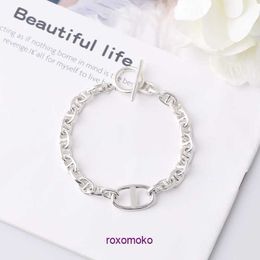Brand Designer H home Bracelets online shop 925 Silver Pig Nose Girls Bracelet ins Japanese and Korean Pure Handjewelry Personalised Simple Jewelr With Gift Box