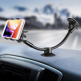 2PCS Phone Holder in Car for iPhone 11 XS Max 12 13 Pro GPS MP4 4-6.5 Inch Universal Magnetic Phone Holder
