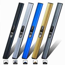 Newest USB Rechargeable Arc Plasma Lighter Windproof Cigarette Accessories ignition Tool Kitchen Candle BBQ Tobacco Smoke Lighters 5 Colours