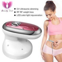 Portable Slim Equipment Beauty Star RF Cavitation Ultrasonic Body Slimming Massager Weight Loss LED RF Radio Frequency Skin Lift Tighten Beauty Device 230621