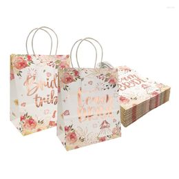 Gift Wrap 5 Pcs Tribal Bridal Candy Paper Bag Bachelorette Party Bridesmaids Shower Decorations Hen Supplies