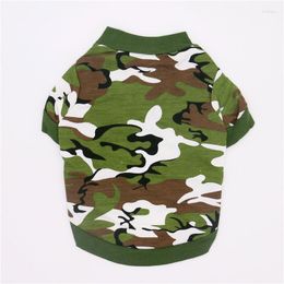 Dog Apparel Spring And Autumn Pet Clothes For Small Dogs Puppy Ring Camouflage Pullover Hoodies Teddy Clothing Winter