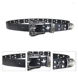 Belts Vintage Belt For Women Casual Pin Buckle Cowgirl Lady Wide Jeans Pants Female Girls Y2K Decorative