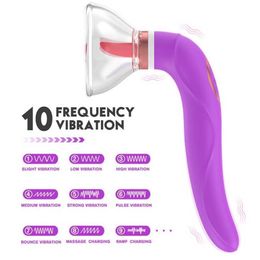 Simulated tongue and massage suction device vibration massager sex toy 75% Off Online sales