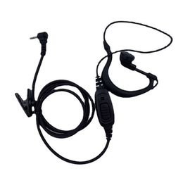 Haoyitong TC-320 TC-310 intercom earphones 2.5mm single hole earhook earphones