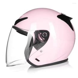 Motorcycle Helmets Four Seasons Universal Helmet With Sun Visor Suitable For Adult Male And Female Electric Car