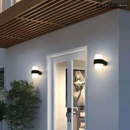 Wall Lamp Outdoor Lights Waterproof Double-headed Balcony Door Patio Hallway Aisle Exterior Single Lighting Stairs
