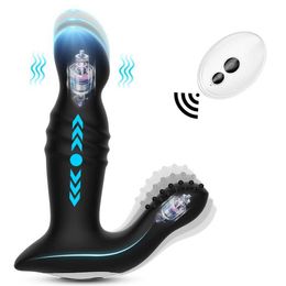 Yingfeixun 10 frequency telescopic prostate 4th generation massage wireless remote control vestibular anal tamponade vibration adult product 75% Off Online sales