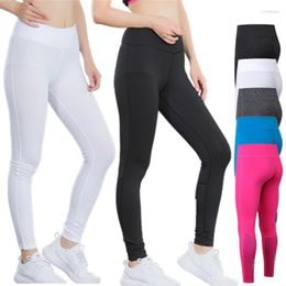 Active Pants Women Yoga Sports Trouser Night Running Tight Stretch Compression Reflective Strip Long Fitness Leggings Outdoor Jogging