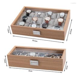 Watch Boxes Wooden Box For Exhibitors Jewelry Store Clock Watches Display Case Organizer Festival Party Gift 2/3/6/10/12 Slots