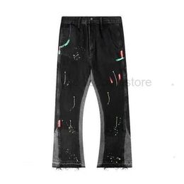 2023 Galleryes Trousers Men's Women's Jeans Sweatpants Depts Spotted Letter Print Lovers Loose Casual Pants Straight Pantsxbgs 39mov