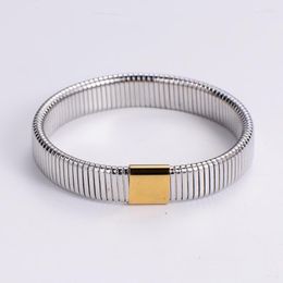 Bangle Open Elastic Bracelet Men Jewellery Luxury Designer Gold Mixed Colour Vintgae Hiphop Bangles For Women