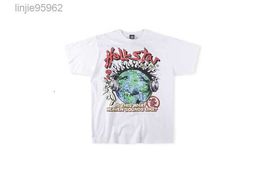 Studios Globe Tee Plus Size Men T-shirts Heavy Cotton Man Vintage Oversized T-shirt Streetwear Youth Tees Hellstars Big Tall Short Sleeves 184lm{category}