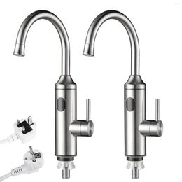 Kitchen Faucets 3300W 220V Instant Water Faucet Tankless Anti-Skid Switch And Cold Dual Control Electric Rotatable Heating Taps