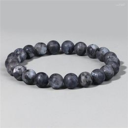 Strand High-quality Matte Natural Stone Beads Bracelet Agates Quartz Malachite Men Women Charm Fashion Beaded Yoga Jewellery