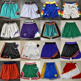 Classic Retro Mesh Basketball Shorts Man Breathable Gym Training Beach Pants Sweatpants Pant Short Golden Blue Purple White Black Orange