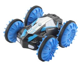 Amphibious RC Car Remote Control Water Land 3D Flip High Speed Stunt Drift Crawler Battery Operated Car radio controlled car