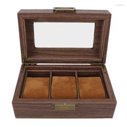 Watch Boxes Display Case Wooden Box Vintage Pattern For Watches