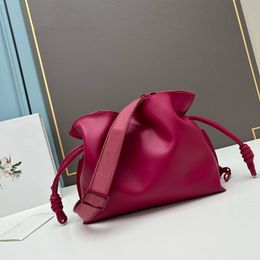 9A Flamenco Cloud Bag Women Handbag Shoulder Evening Tote Mini Leather black pink green blue white pink Coin Flap Bags215W