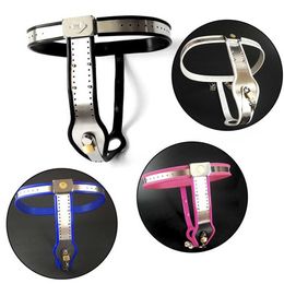 Black New Lock Women's T-shaped Chastity belt Deputy Shield Metal Panties Adult sex toys 75% Off Online sales