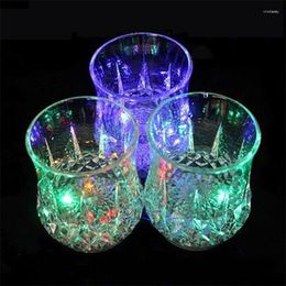 Water Bottles Plastic Light Cup Wine Glasses Luminous Liquid Beverage Colourful Glowing Induction Led Pineapple Module