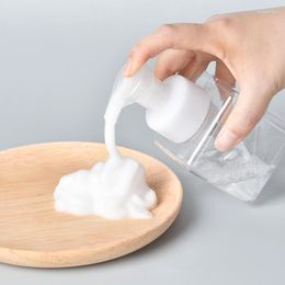 Storage Bottles 250ml Mousse Foaming Bottle Hand Sanitizer Dispenser Facial Cleanser Shampoo Refillable Travel Portable Moisture