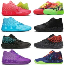 2023 Basketball Shoes Lamelo Ball Shoe MB 01 Rick And Morty Designer Casual Mens Womens Buzz City Queen City Rock Ridge Red Black Blast Not From Here Fashion