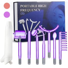 Face Massager High Frequency Therapy Wand Professional Machine Skin Care Skin Tightening Device Beauty Products Anti Wrinkle Face Clean 230621