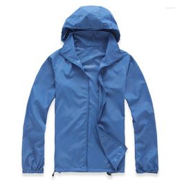 Hunting Jackets Summer Lovers Skin Clothing Men Women Breathable Hooded Long Sleeve Waterproof Quick Dry Outdoor Camping Windproof Hiking