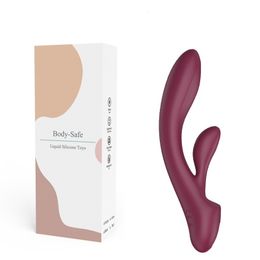 Couple sex Fun game toy dual motor double Clitoral Vibrator vibration waterproof silicone massager