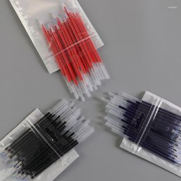 Pcs/lot Thick Rod Gel Pen Refills 0.5mm Black Blue Red Ink Refill Neutral Medium Roller Nib Length 0.38mm