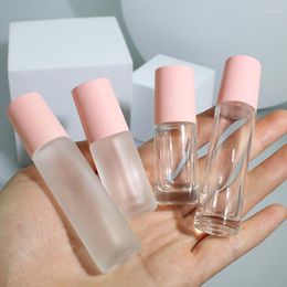 Storage Bottles 10pcs/lot 5ml 10ml Thick Glass Roller Bottle For Essential Oil Empty Roll On With Stainless Steel Ball Sample Vial