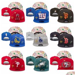 Ball Caps 2023 Luxury Snapbacks Hats All Teams Logo Designer Sports Adt Hockey Flex Mesh Beanies Hat Cotton Embroidery Football Hip Dh1Rp