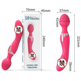 massage double 10 frequency vibration stick Women's flirting AV Adult fun 75% Off Online sales