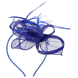 Bandanas Veil Hair Accessory Bridal Accessories Fascinators Women Headdress European American Bride Tea Party Hat Headband