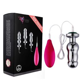 Metal ten frequency vibration anal plug G-point vestibular stimulation alternative tools for couples 75% Off Online sales