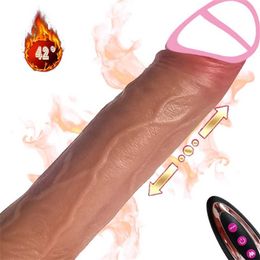 Electric simulation female electric heating telescopic sex toys 75% Off Online sales